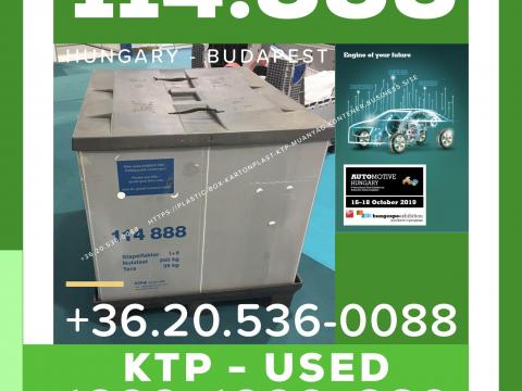 Kartonplast 20 536 - 0088 műanyag összecsukható láda SYSTEM 2000 114 888 használt 114888 Kartonplast 20 536 - 0088 műanyag összecsukható láda SYSTEM 2000 114 888 használt 114888