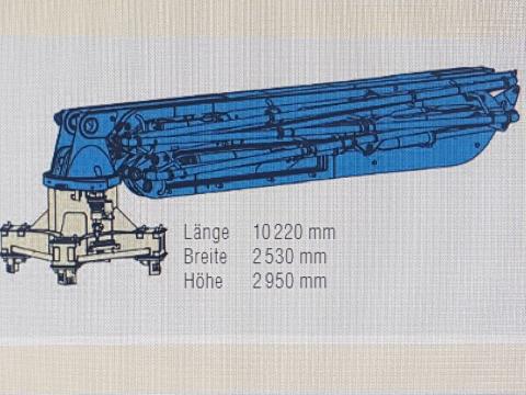 Betonpumpahoz telepitheto gemszerkezet Betonpumpahoz telepitheto gemszerkezet