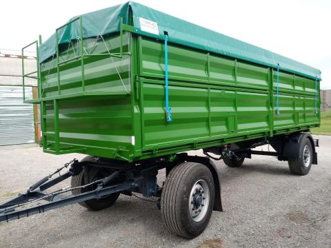 2 Tengelyes Billenős Pótkocsi. Platóhossz:7,  2 méter 2 Tengelyes Billenős Pótkocsi. Platóhossz:7,  2 méter