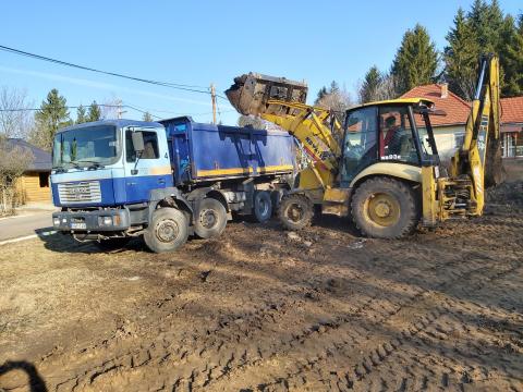 Gépi földmunka Gépi földmunka