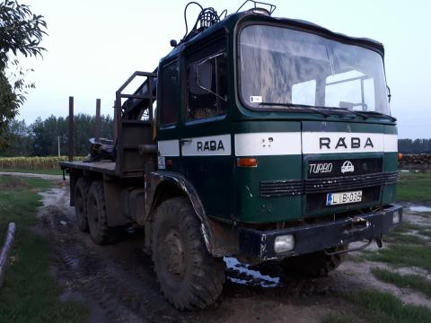 Rába 6x6 erdészeti teherautó Rába 6x6 erdészeti teherautó