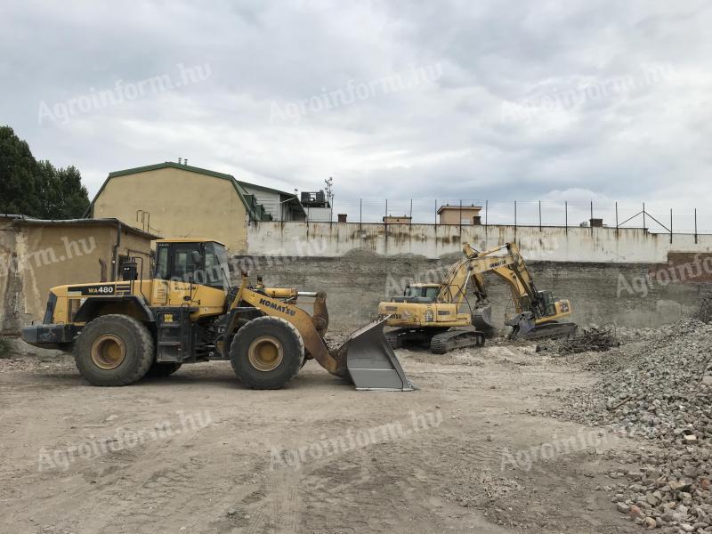 Épületbontás,  betondaràlás az ország egész területén