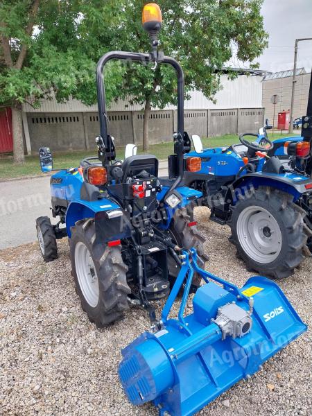 SOLIS 16 LE traktor SOLIS FM 100 szárzúzóval, készletről akcióban