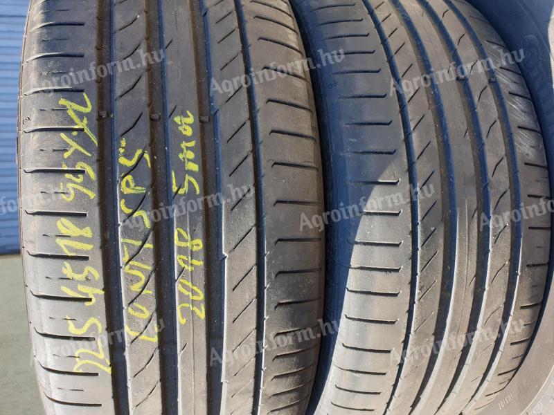 225/45R18 95Y XL Continental sport5 használt nyári gumik