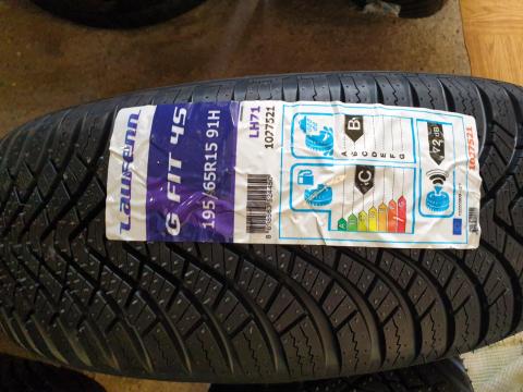 195/65R15 91H LAUFEN GFIT 4 ÉVSZAKOS ÚJ GUMIABRONCS 195/65R15 91H LAUFEN GFIT 4 ÉVSZAKOS ÚJ GUMIABRONCS