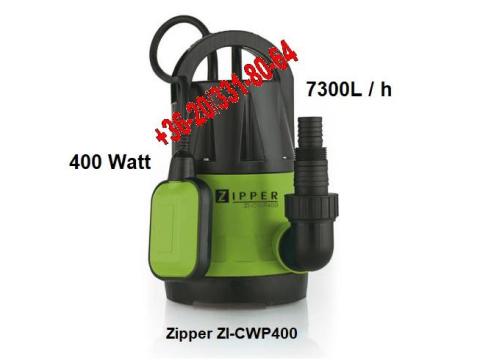 Tisztavíz szivattyú * Zipper ZI-CWP400 * Búvár merülő vizszivattyú 400w Tisztavíz szivattyú * Zipper ZI-CWP400 * Búvár merülő vizszivattyú 400w
