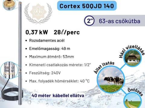 Cortex 50QJD140 búvárszivattyú Cortex 50QJD140 búvárszivattyú