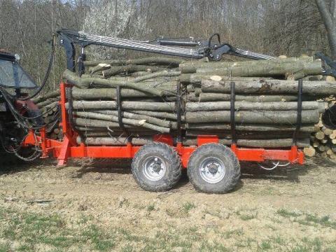 IGJ Agromax ERD 100 HD3063 Erdészeti Pótkocsi daruval IGJ Agromax ERD 100 HD3063 Erdészeti Pótkocsi daruval