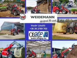 Weidemann T4512 és Weidemann T5522 rakodógépek