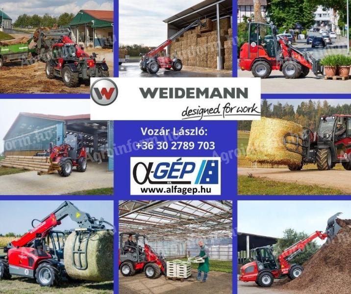 Weidemann T4512 és Weidemann T5522 rakodógépek