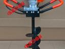 Talajfúró Földfúró 52cm³ Gödörfúró 2.2kw/2.9Le +3 fúró: 100 150 200 * Welnek Tools V90055