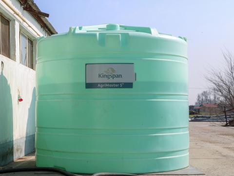 15.000 literes Nitrosol tartály,  folyékony műtrágya tároló Kingspan AgriMaster