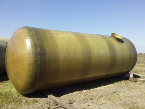 Újszerű fekvő 30m3 vegyipari üvegszálas Újszerű fekvő 30m3 vegyipari üvegszálas