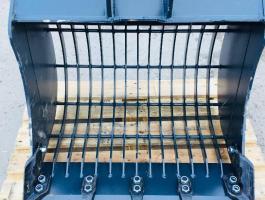 JCB 3CX,  4CX,  CAT,  Caterpillar 428, 432, 442, 444 új rostáló kanál 90 cm