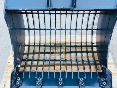 JCB 3CX,  4CX,  CAT,  Caterpillar 428, 432, 442, 444 új rostáló kanál 90 cm