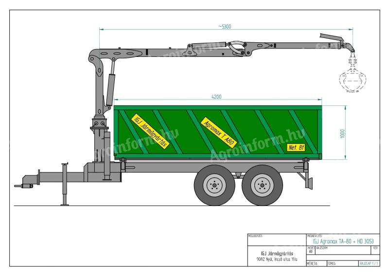 IGJ Agromax T A 80 + Daru HD3047 Z