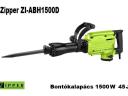 Bontókalapács 45 Joule, elektromos vésőgép SDS HEX / 1500W Zipper ZI-ABH1500D vésőgép eladó