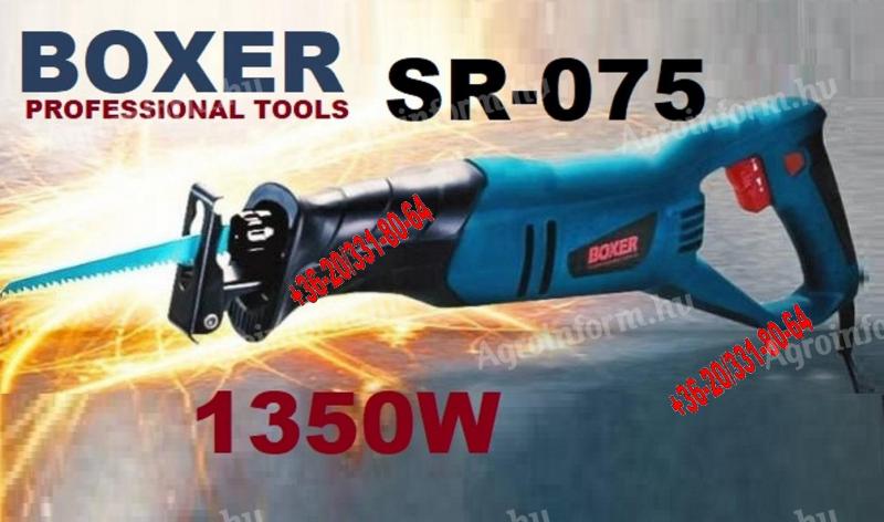 Orrfűrész 1350w Csontfűrész Kardfűrész Szablyafűrész * Boxer SR-075 * +3db. fűrészlap