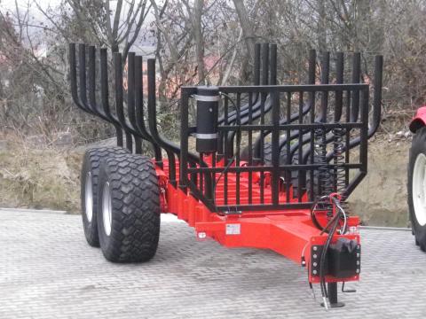 IGJ Agromax ERD 130 Erdészeti Pótkocsi+HD5070 daru IGJ Agromax ERD 130 Erdészeti Pótkocsi+HD5070 daru