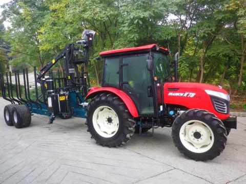 IGJ Agromax ERD 150 Erdészeti Pótkocsi+HD7080 daru IGJ Agromax ERD 150 Erdészeti Pótkocsi+HD7080 daru