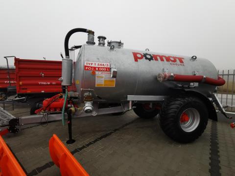 Pomot T544/3 tartálykocsi,  szippantós kocsi 8000 l Pomot T544/3 tartálykocsi,  szippantós kocsi 8000 l