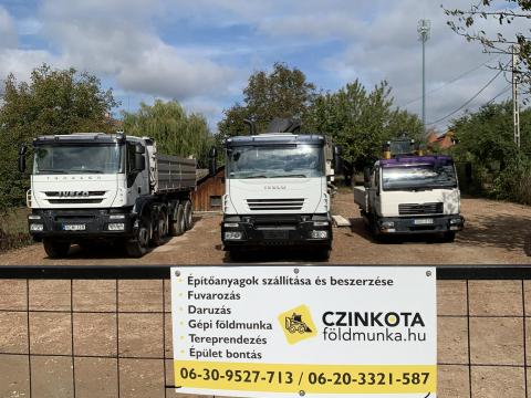 Gépi földmunka Fuvarozás Gépi földmunka Fuvarozás