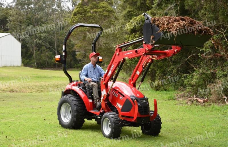 TYM T265,  24 LE traktor hidrosztatikus hajtással RENDSZÁMOZHATÓ