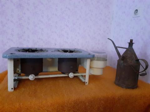 Eladó régi,  antik petrofor petróleum /spiritusz kétégős főző Eladó régi,  antik petrofor petróleum /spiritusz kétégős főző