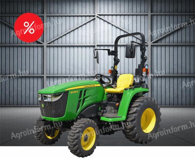 JOHN DEERE 3038E kompakt traktor - 36LE - ÚJ - 2 év GARANCIA - AKCIÓS ÁR