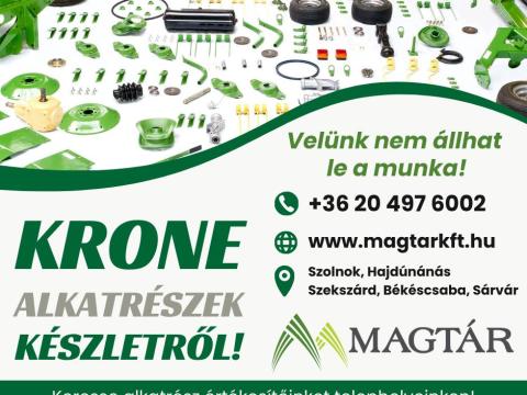Krone alkatrészek készletről a Magtár Kft.-nél Krone alkatrészek készletről a Magtár Kft.-nél