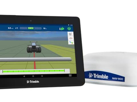 Trimble GFX 750 sorvezető NAV 900 antennával Trimble GFX 750 sorvezető NAV 900 antennával