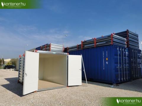 ÚJ KOVOBEL HŐSZIGETELT KONTÉNER 5M,  RAKTÁRKONTÉNER