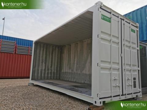 2 db. 20' normál magasságú (2350mm) tengeri konténer egyterűvé alakítva