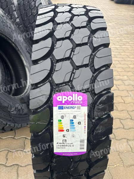 315/80R22.5 On/Off Apollo EnduTrax MD terepes húzó teherautó gumiabroncs eladó