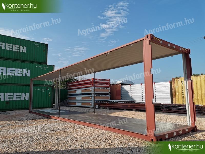 Technológiai konténerek 20’/ 40' normál (2600mm) és extra magas(2900mm)szabványos méretben
