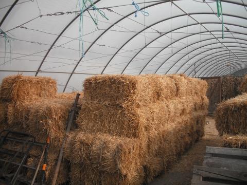 Szalmabála eladó - kocka szalmabála, 80 db