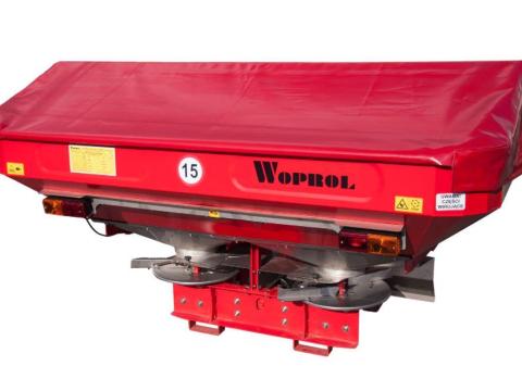 Woprol Junior II Plus 1600 literes műtrágyaszóró Woprol Junior II Plus 1600 literes műtrágyaszóró