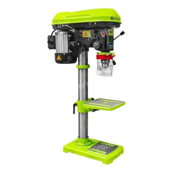 Állványos Asztali Oszlopos Fúrógép, 630 watt, 12 sebesség, 1,5-16 mm tokmány, 85cm magasság * Zipper ZI-STB16T *