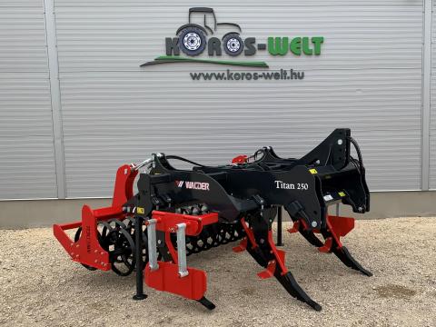 Walder Titan 250/5 közép-mély talajlazító ékgyűrűs hengerrel Walder Titan 250/5 közép-mély talajlazító ékgyűrűs hengerrel