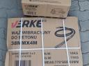 Új betontömörítő tűvibrátor 1,6 kW motorral, 4 m rugalmas vibrotömlővel – Verke V10150
