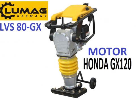 Talaj tömörítő,  Döngölőbéka * Honda Motor 3.5Le * Lumag LVS 80-GX * Döngölő,  Talajtömöritő