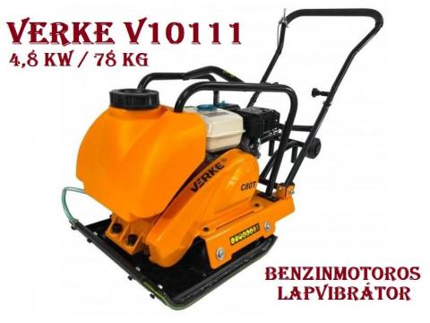 Lapvibrátor * Verke V10111 * Talajtömörítő 78Kg +20L tartály 196cm³/6.5Le +Gumilap +Kerék Lapvibrátor * Verke V10111 * Talajtömörítő 78Kg +20L tartály 196cm³/6.5Le +Gumilap +Kerék