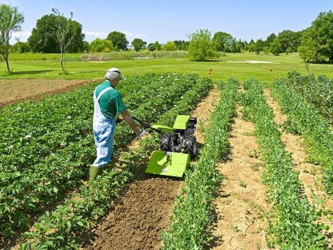 Grillo G55 egytengelyes traktor talajmaróval Grillo G55 egytengelyes traktor talajmaróval