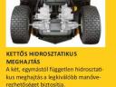 Fűnyírótraktor,  nulla forulókörös,  Cub Cadet XZ5 L127,  oldalkidobós,  Kawasaki V motorral