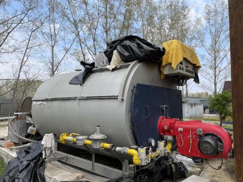 Ipari gőzkazán eladó: 1600 kg/h,  10 BAR Ipari gőzkazán eladó: 1600 kg/h,  10 BAR
