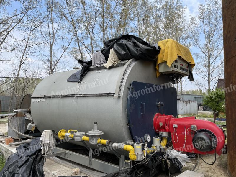 Ipari gőzkazán eladó: 1600 kg/h,  10 BAR