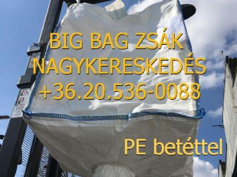 Bigbeg zsák PE nejlon betéttel becső-kicső használt 20 536 0088 Bigbeg zsák PE nejlon betéttel becső-kicső használt 20 536 0088