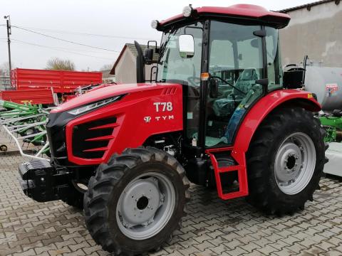 TYM traktor T78 kedvező áron, készletről – Deutz Stage V motorral, 74 LE, számos extra