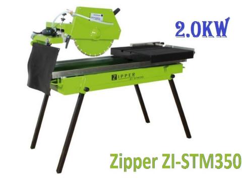 Térkő vizesvágó, téglavágó, kővágó 2,0 kW / 3,0 kW, 350 mm vágólap, 800 mm hossz – ZIPPER ZI-STM350