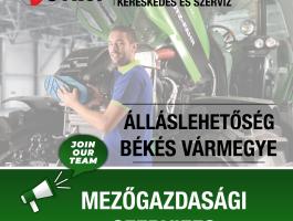 Mezőgazdasági mobil szervizes Békés vármegye